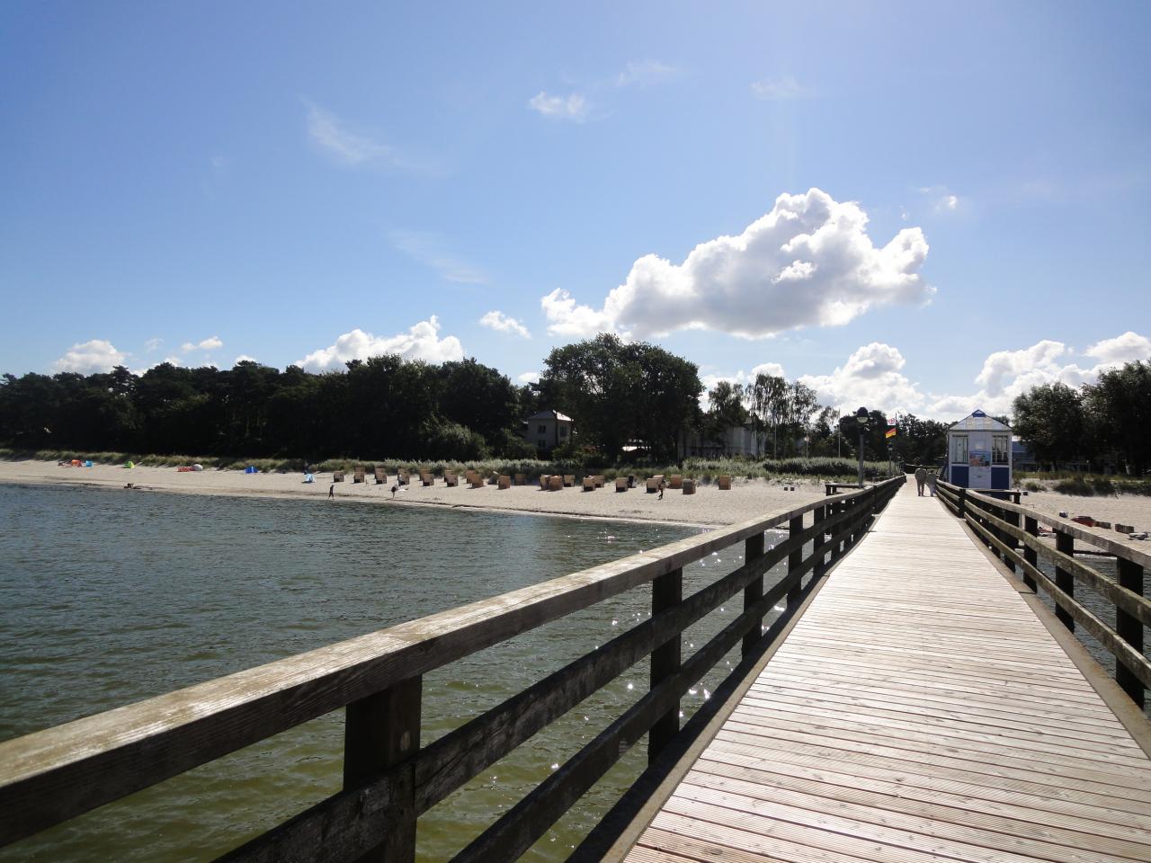 Blick über die Seebrücke Lubmin