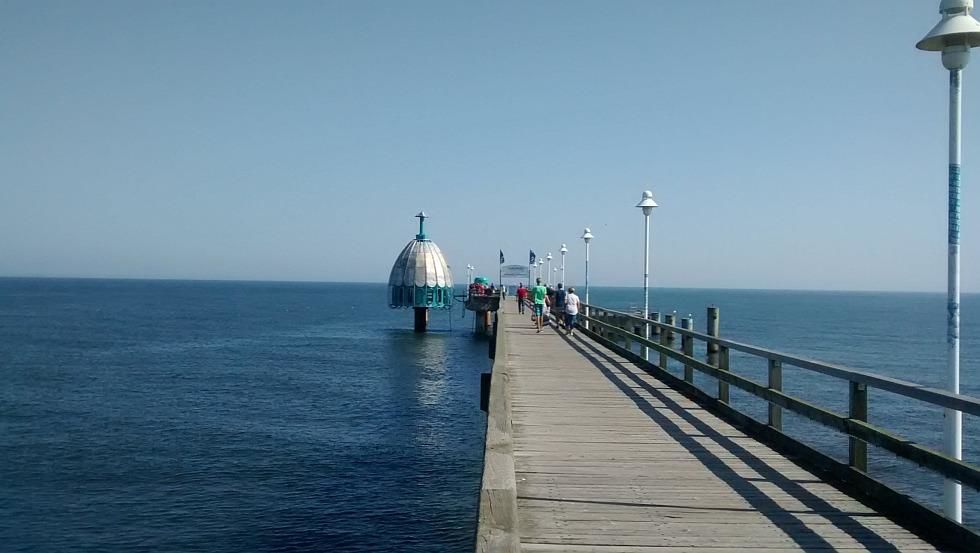 Seebrücke Zinnowitz mit Tauchgondel